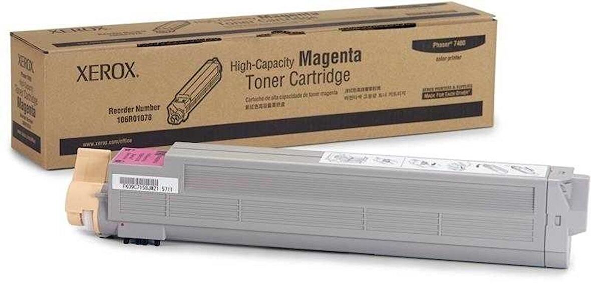 Tonersepeti Xerox Phaser 7400-106R01078 Kırmızı Orjinal Toner