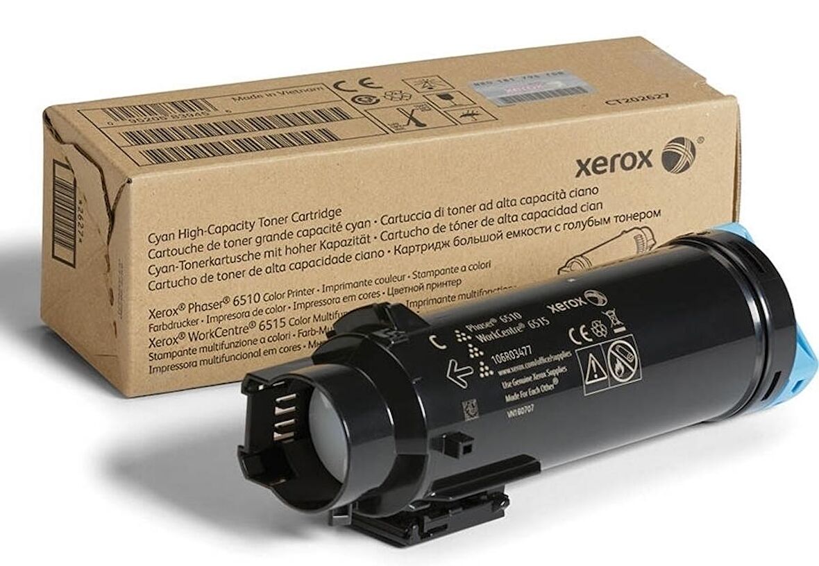Tonersepeti Xerox Phaser 6510-106R03485 Mavi Orjinal Toner Y.K