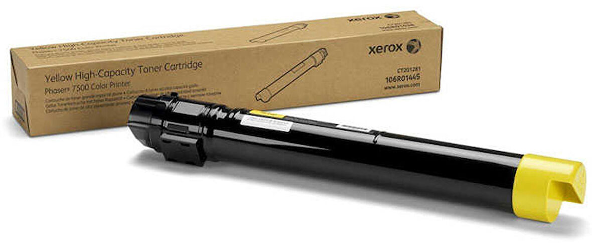 Tonersepeti Xerox Phaser 7500-106R01445 Sarı Orjinal Toner