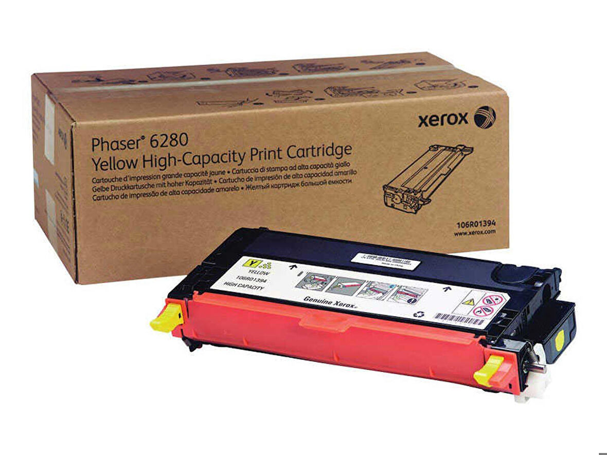 Tonersepeti Xerox 6280-106R01402 Sarı Orjinal Toner