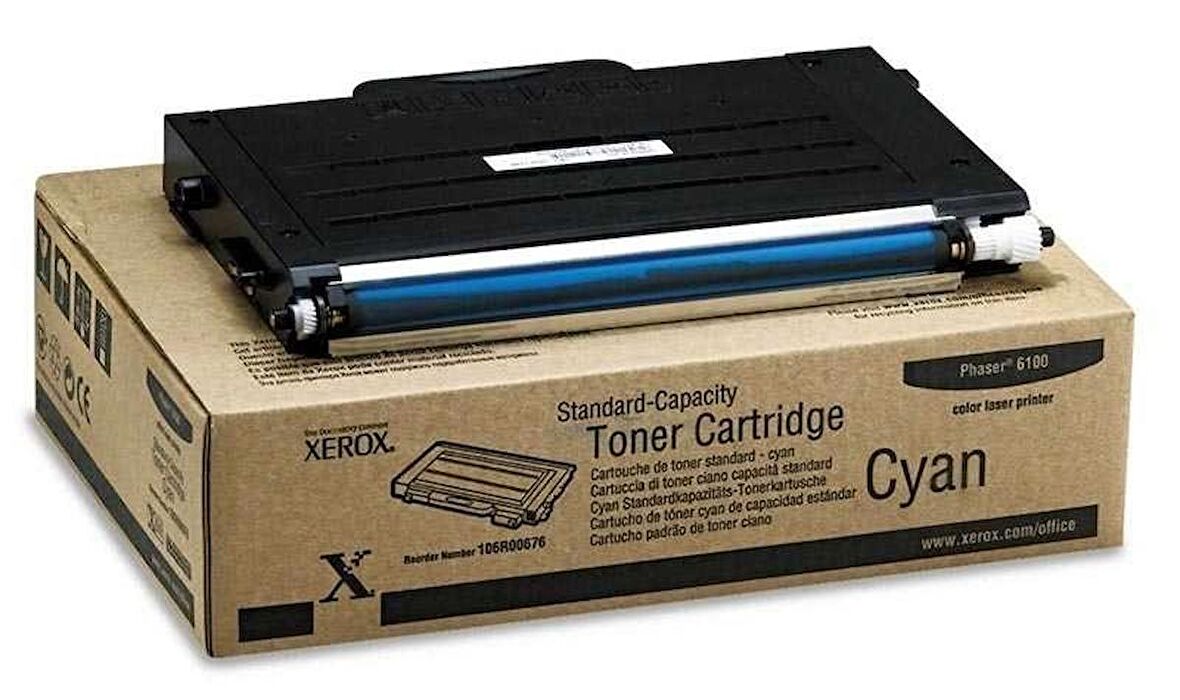 Tonersepeti Xerox Phaser 6100-106R00676 Orjinal Mavi Toner