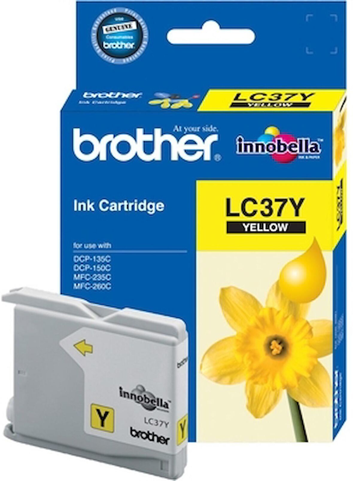 Tonersepeti Brother LC37-LC970 Sarı Orjinal Kartuş