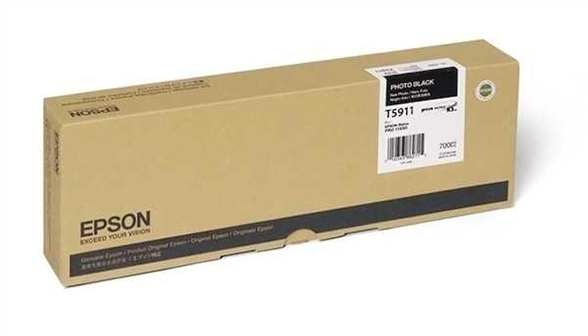 Tonersepeti Epson T5911-C13T591100 Orjinal Foto Siyah Kartuş