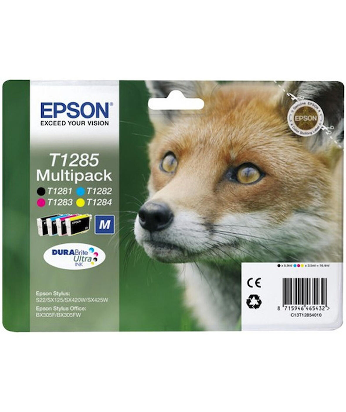 Tonersepeti Epson T1285-C13T12854020 Orjinal Avantaj Paket