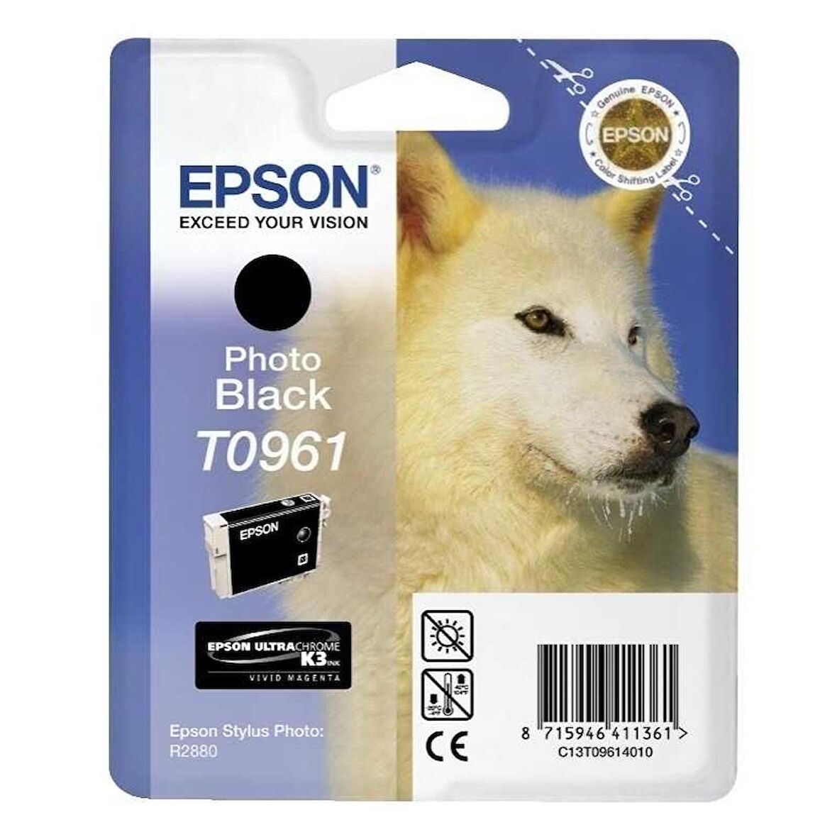 Tonersepeti Epson T0961 C13T09614020 Orjinal Siyah Kartuş