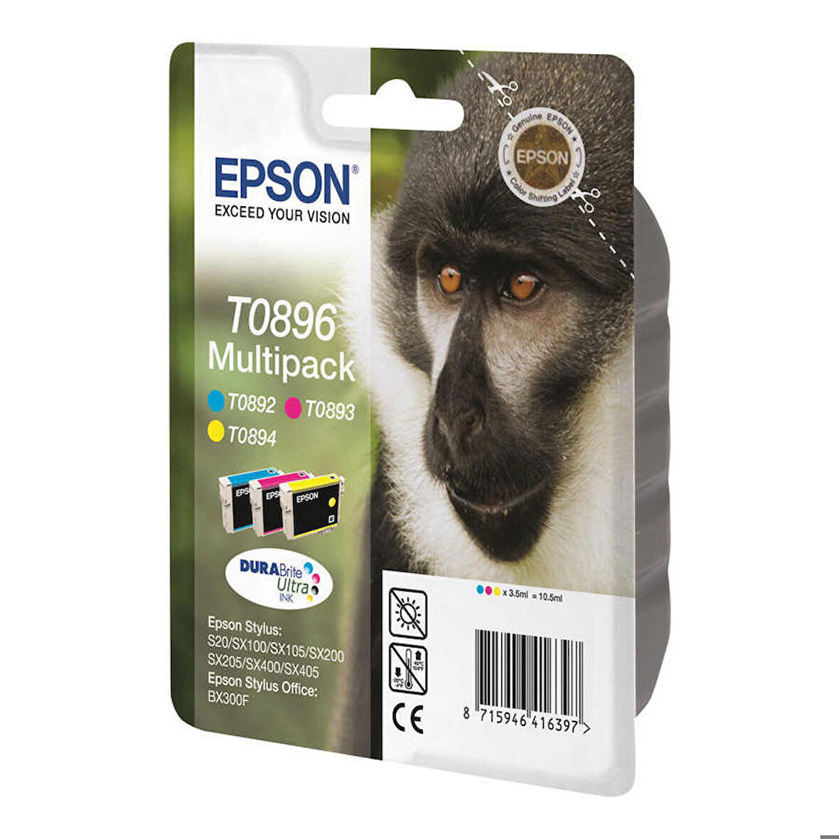 Tonersepeti Epson T0896-C13T08964020 Orjinal Avantaj Paket