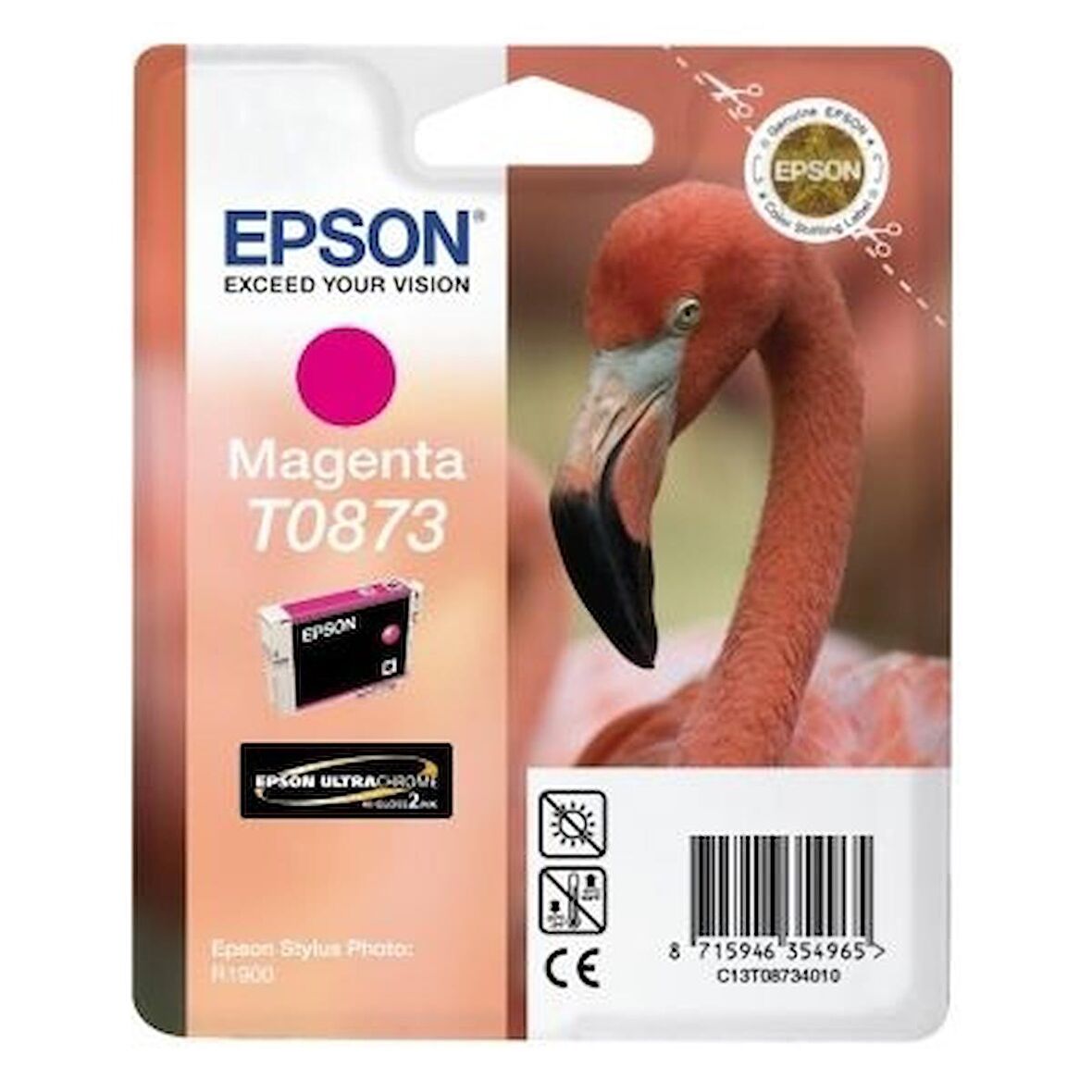 Tonersepeti Epson T0873 C13T08734020 Orjinal Kırmızı (Red) Kartuş