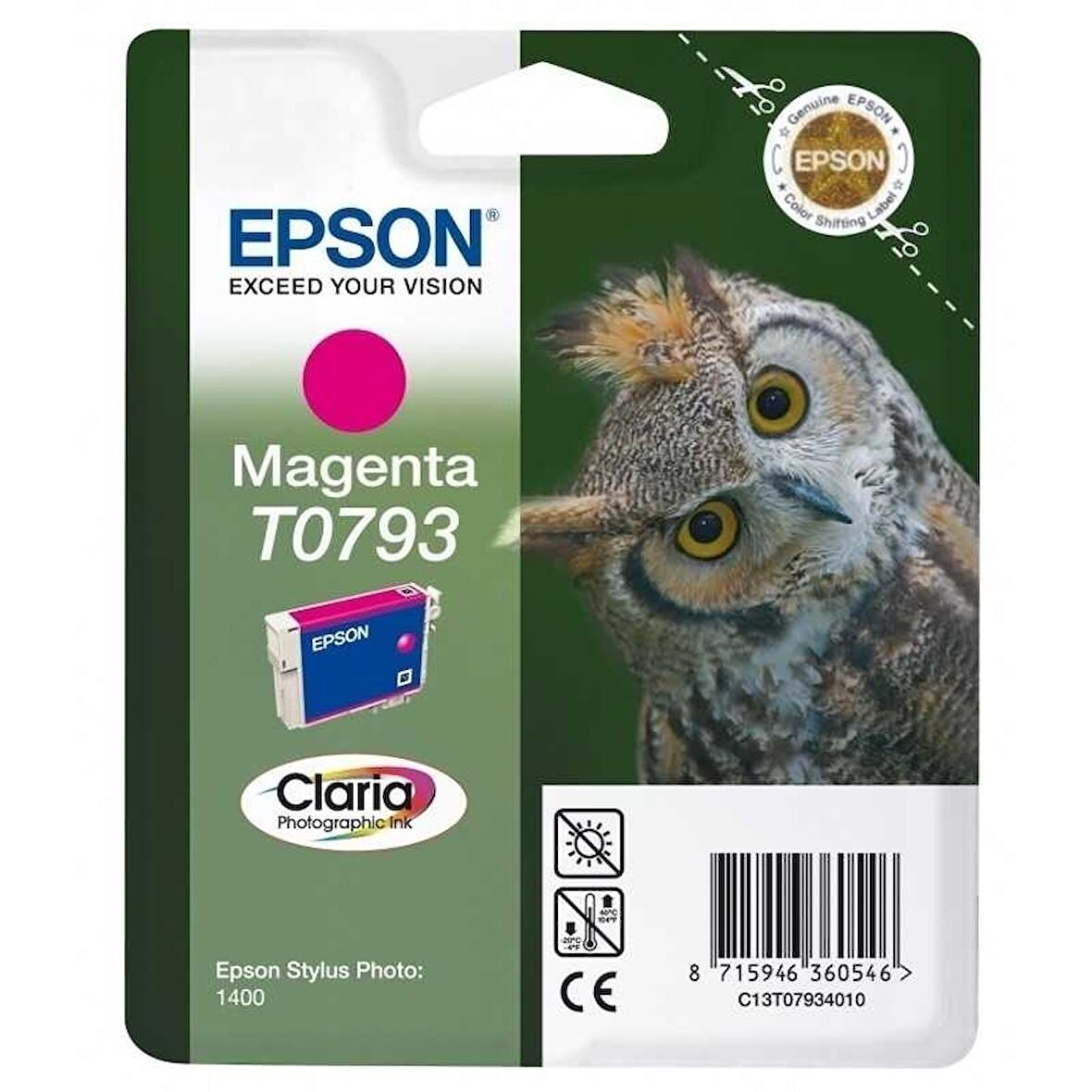 Tonersepeti Epson T0793-C13T07934020 Orjinal Kırmızı Kartuş