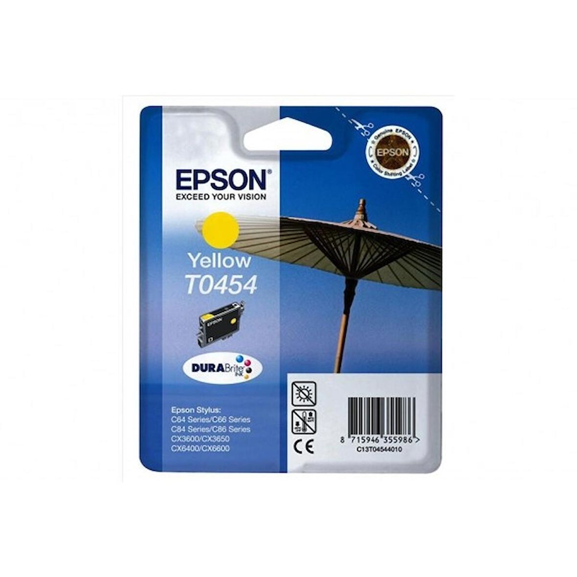 Tonersepeti Epson T0454-C13T04544020 Orjinal Sarı Kartuş