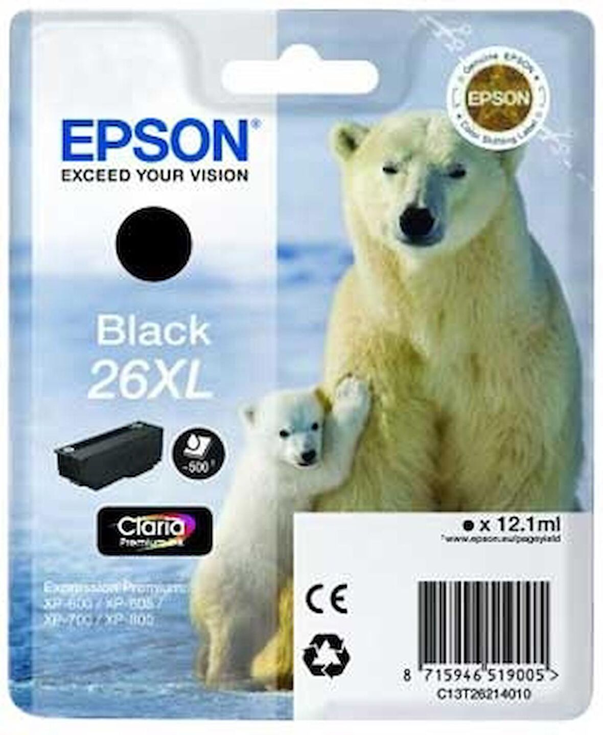 Tonersepeti Epson T26XL C13T26614020 Orjinal Siyah Kartuş