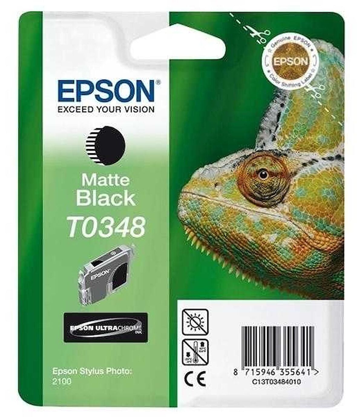 Tonersepeti Epson T0348-C13T03484020 Orjinal Mat Siyah Kartuş