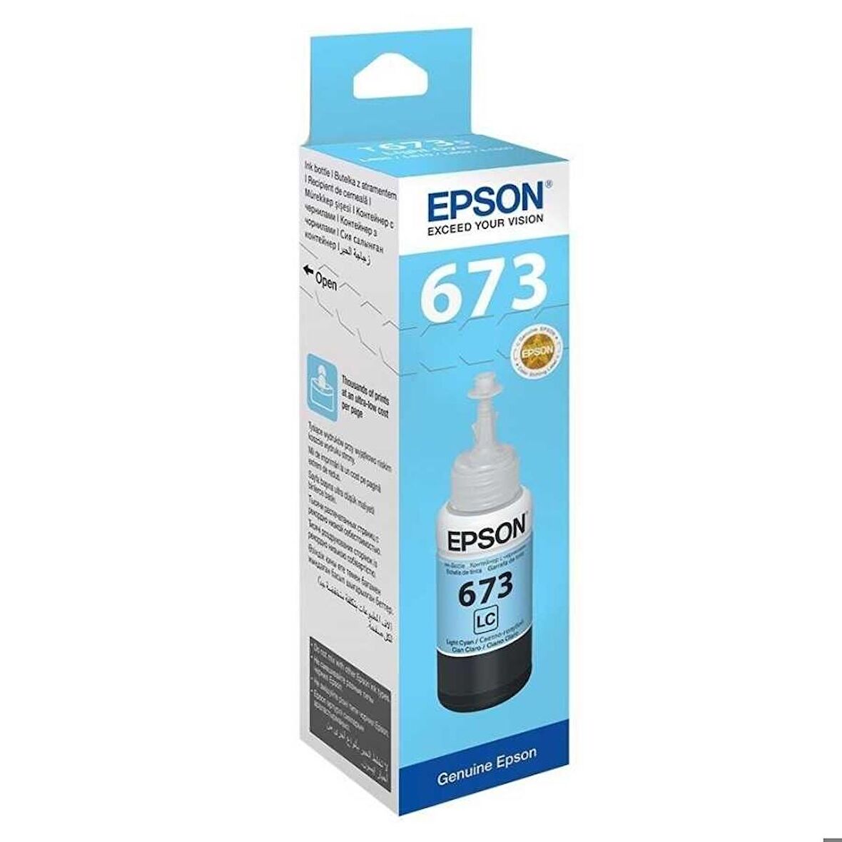 Tonersepeti Epson T6735 C13T67354A Orjinal Açık Mavi Mürekkep