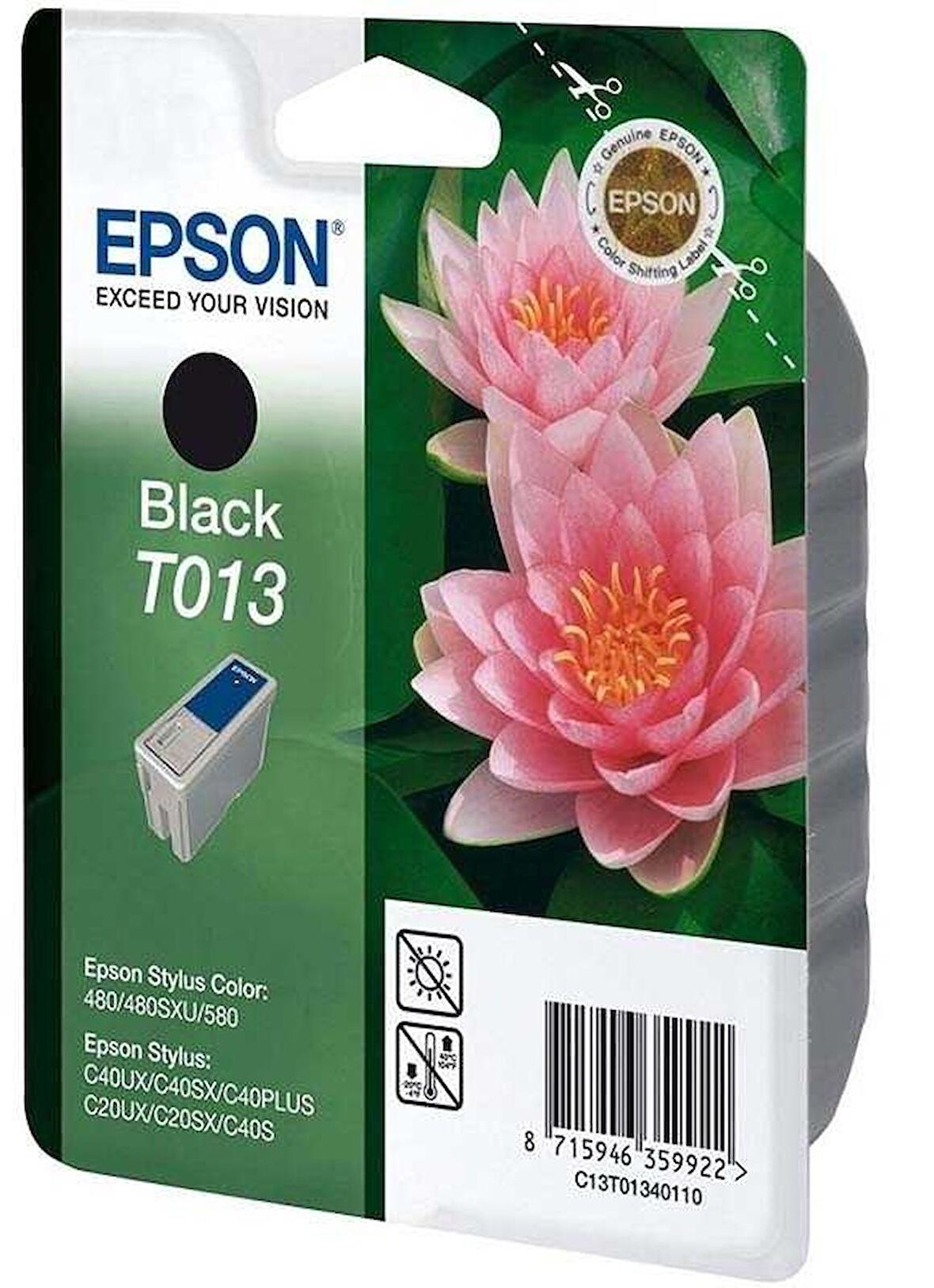 Tonersepeti Epson T013-C13T01340120 Orjinal Siyah Kartuş