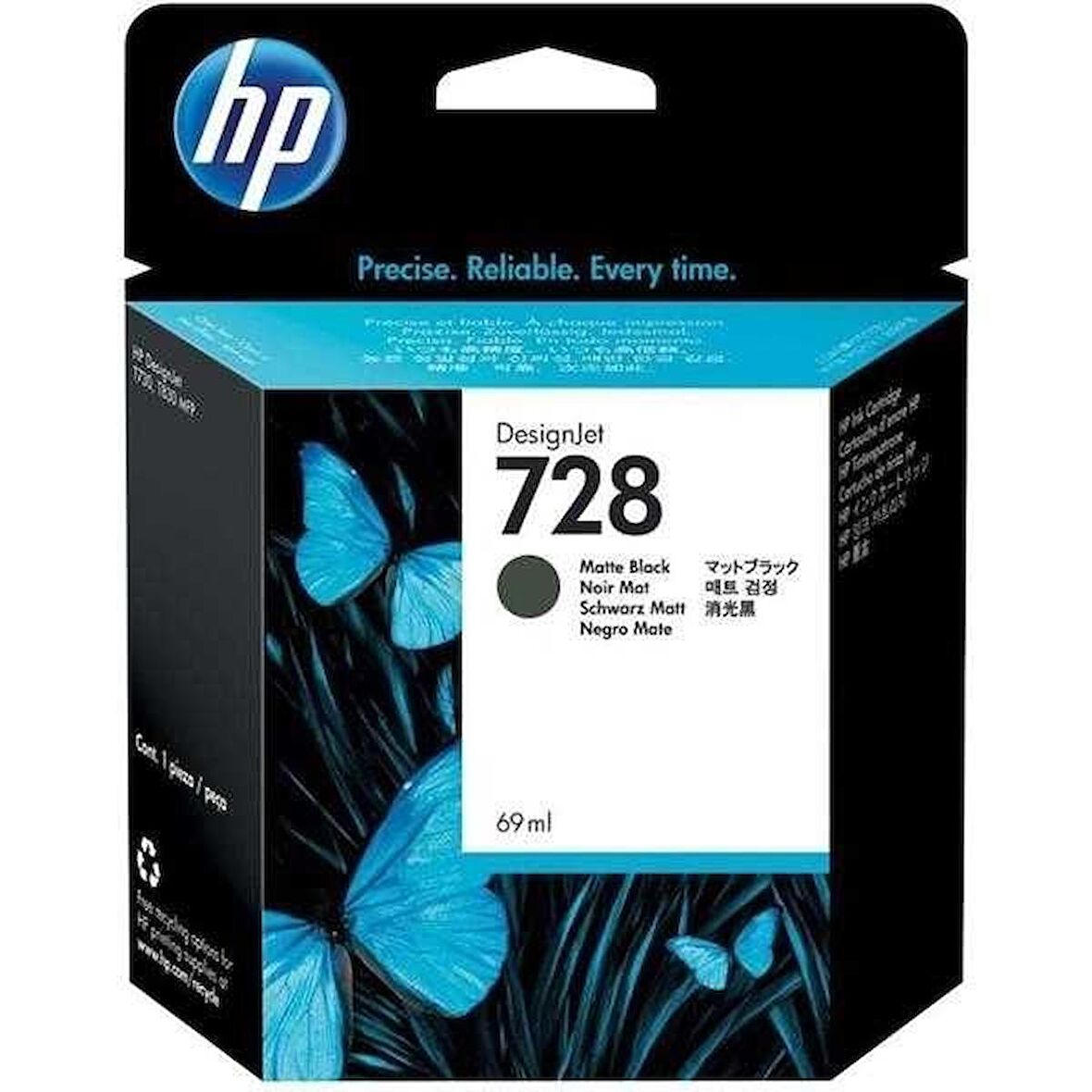 Tonersepeti Hp 728-F9J64A Siyah Orjinal Kartuş