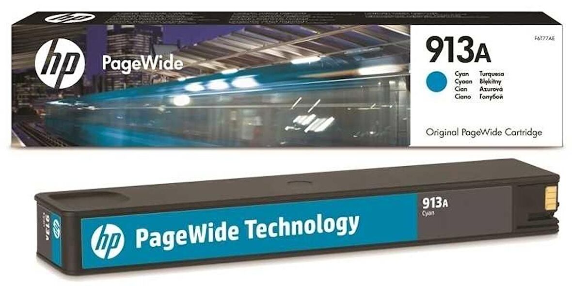 Tonersepeti Hp 913A-F6T77AE Mavi Orjinal Kartuş
