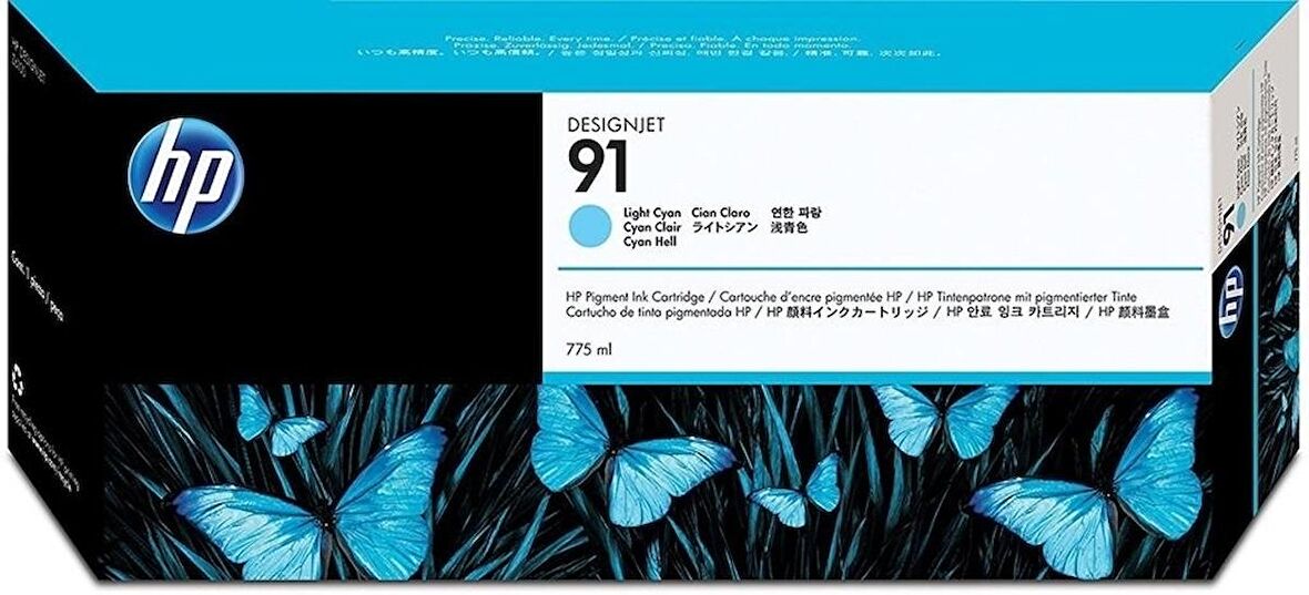 Tonersepeti Hp 91-C9470A Orjinal Açık Mavi Kartuş