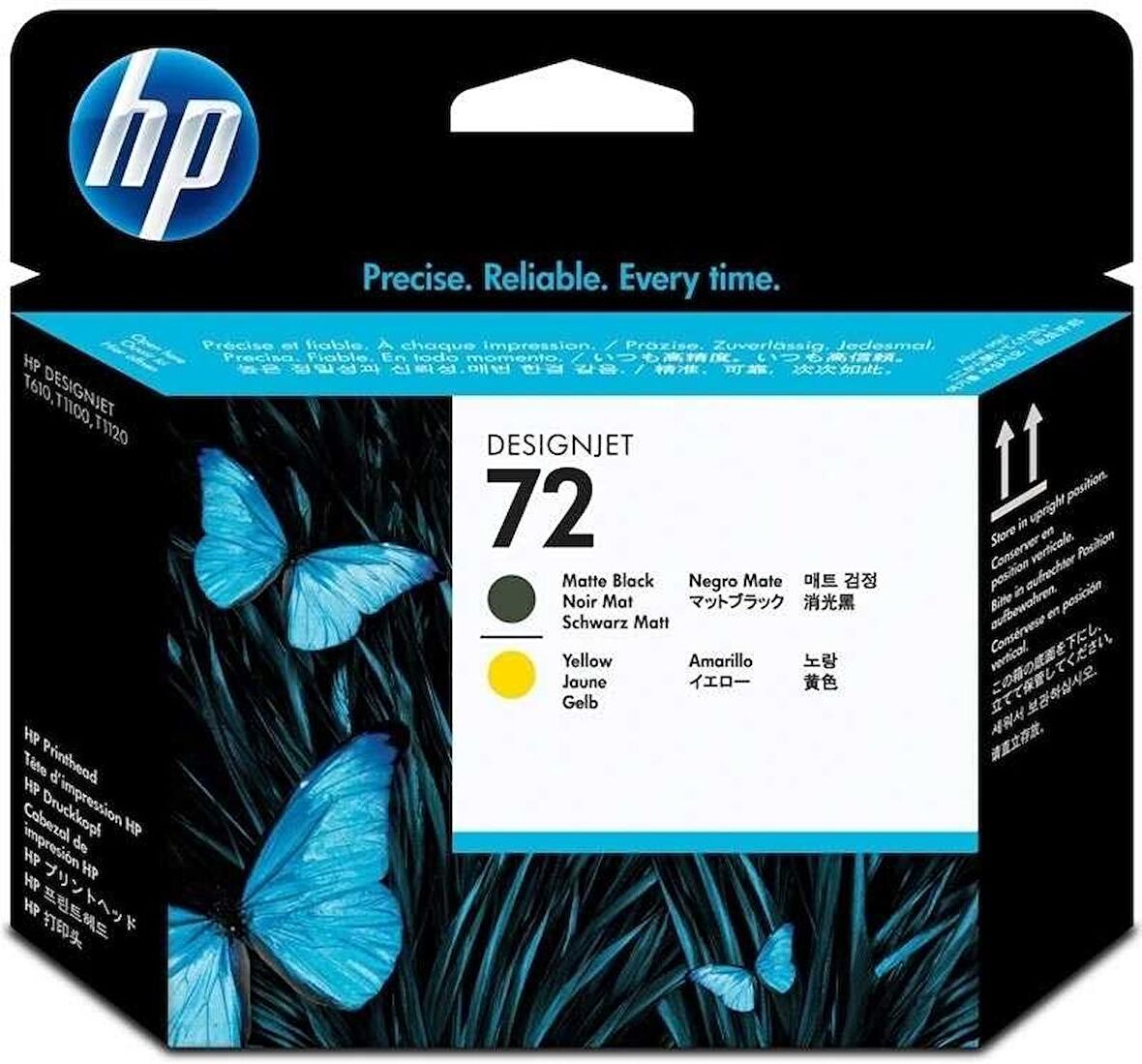 Tonersepeti Hp 72-C9384A Orjinal Sarı Ve Mat Siyah Baskı Kafası