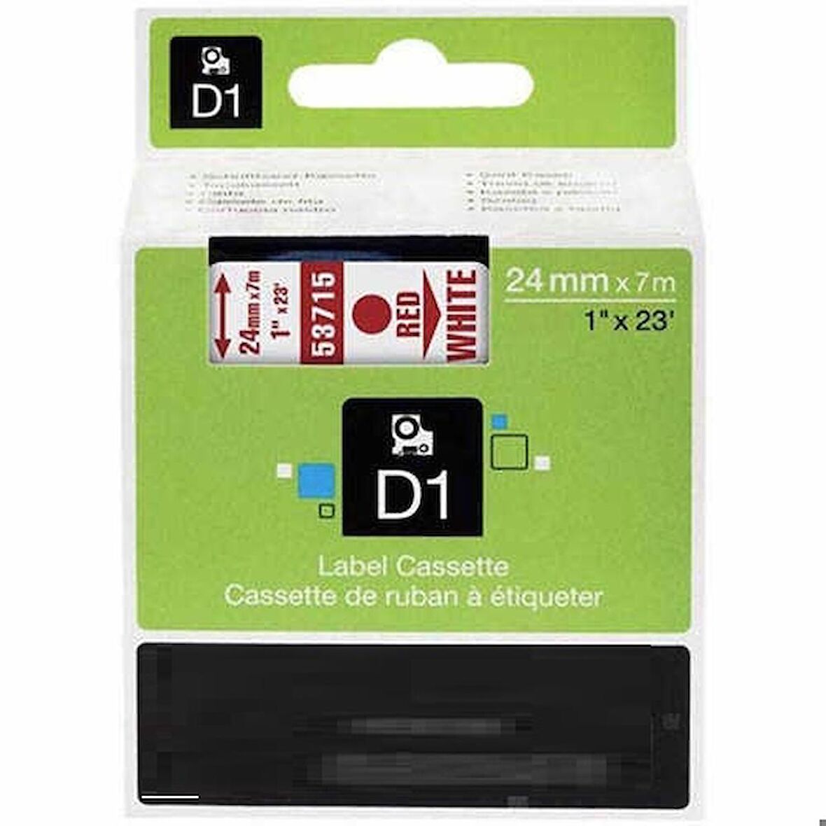 Tonersepeti Dymo 53715 Beyaz Üzerine Kırmızı Muadil Etiket