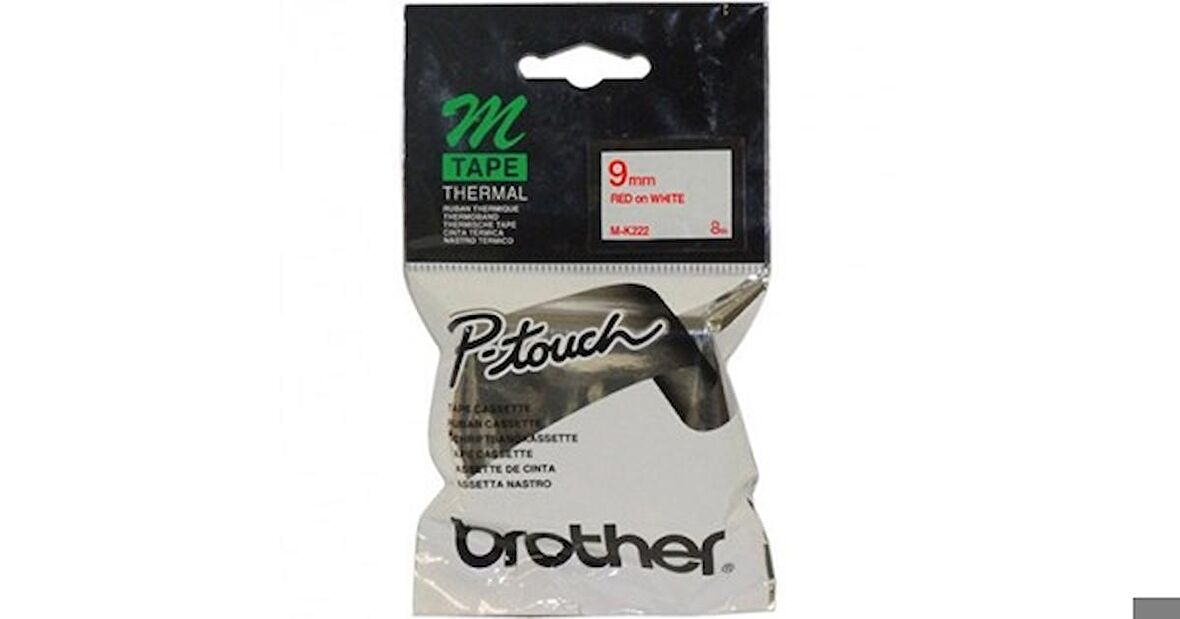 Tonersepeti Brother M-K222 Beyaz Üzerine Kırmızı Etiket