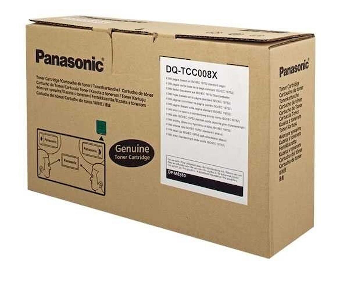 Tonersepeti Panasonic DQ-TCC008X Orjinal Toner