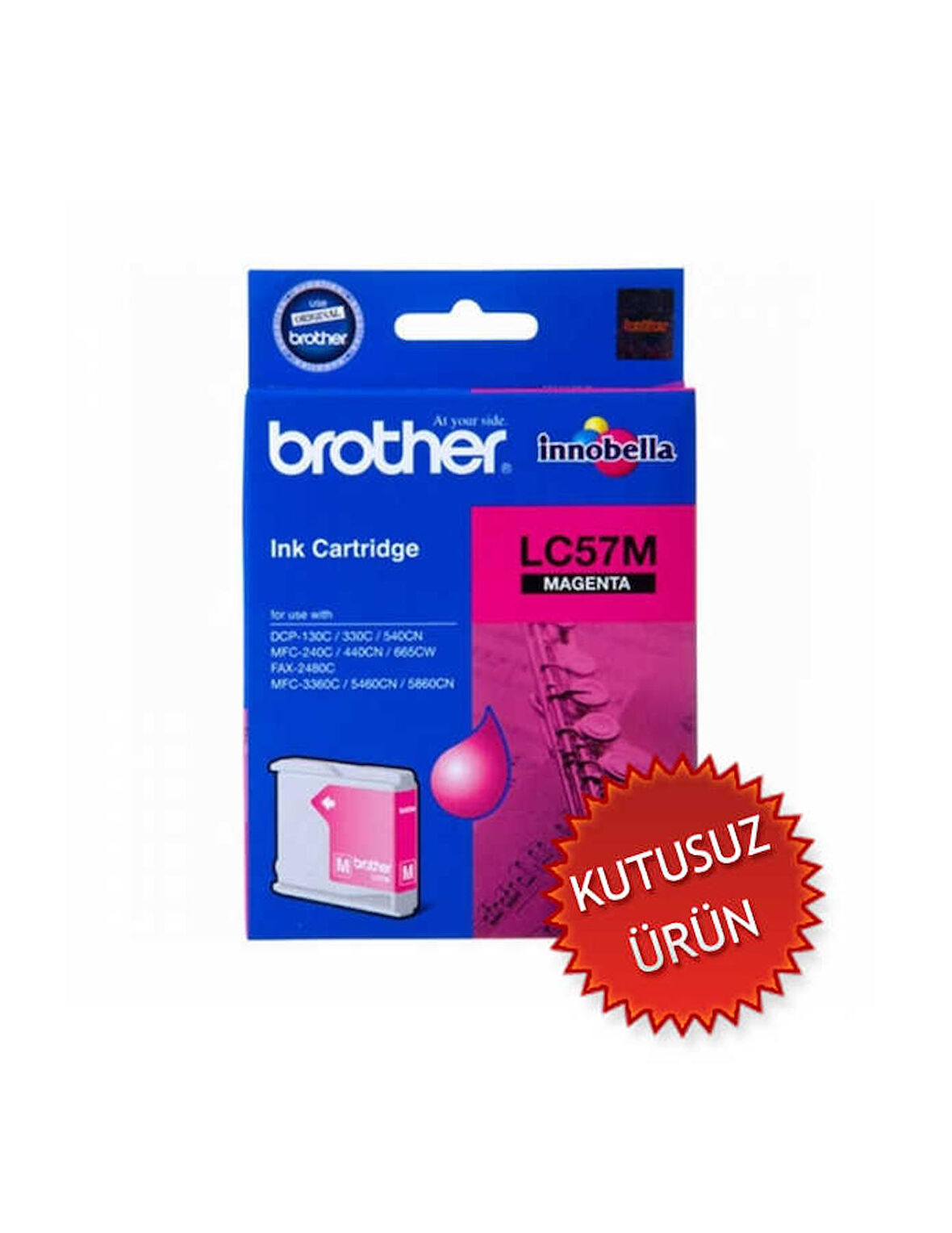 Tonersepeti Brother LC51M Kırmızı Orjinal Kartuş