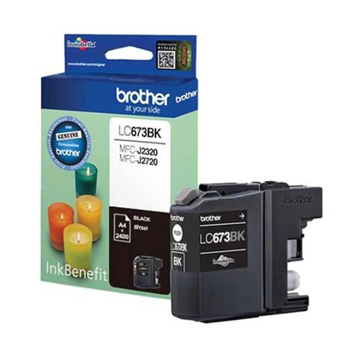 Tonersepeti Brother LC673BK Siyah Orjinal Kartuş