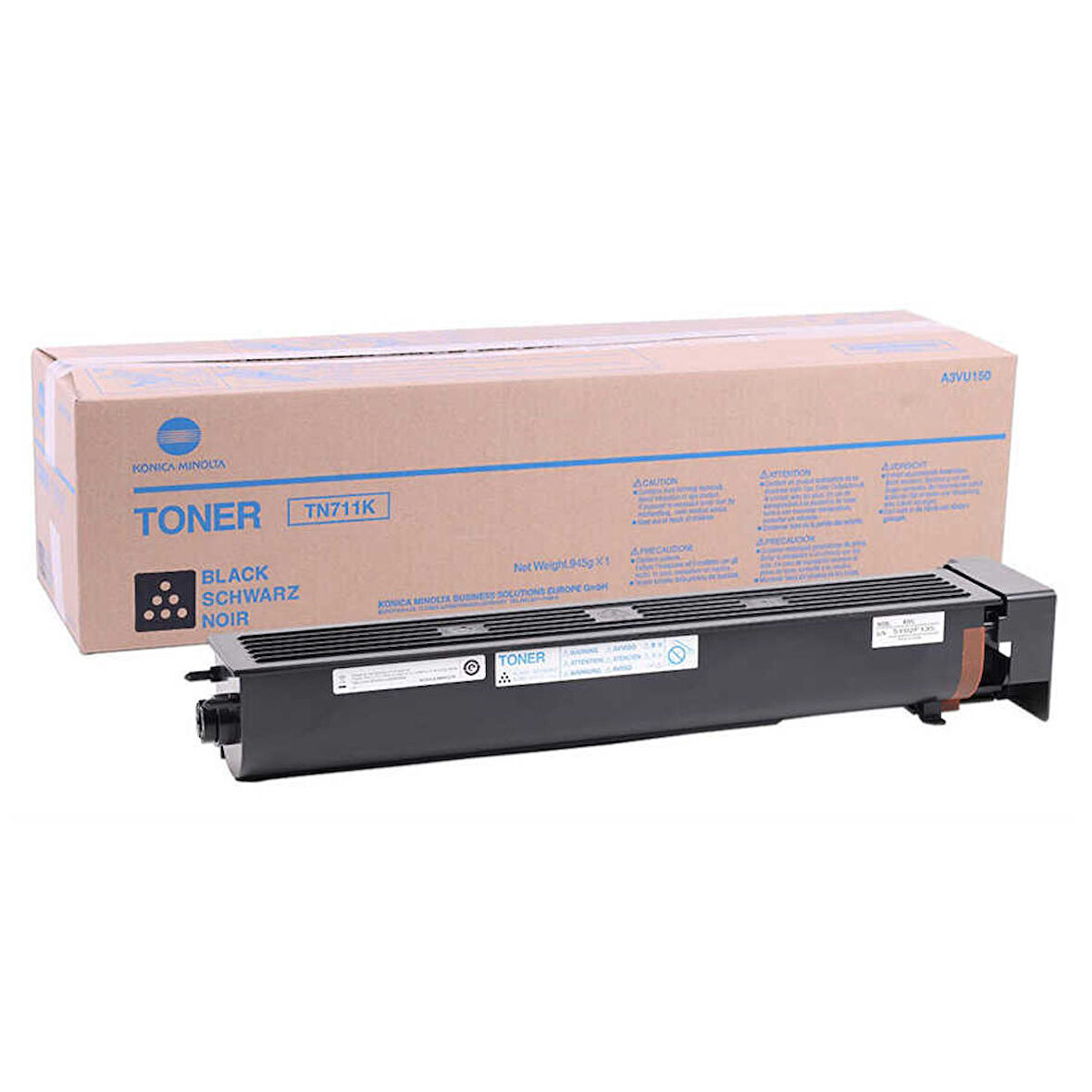Tonersepeti Konica Minolta TN-711 A3VU150 Siyah Orjinal Fotokopi Toner