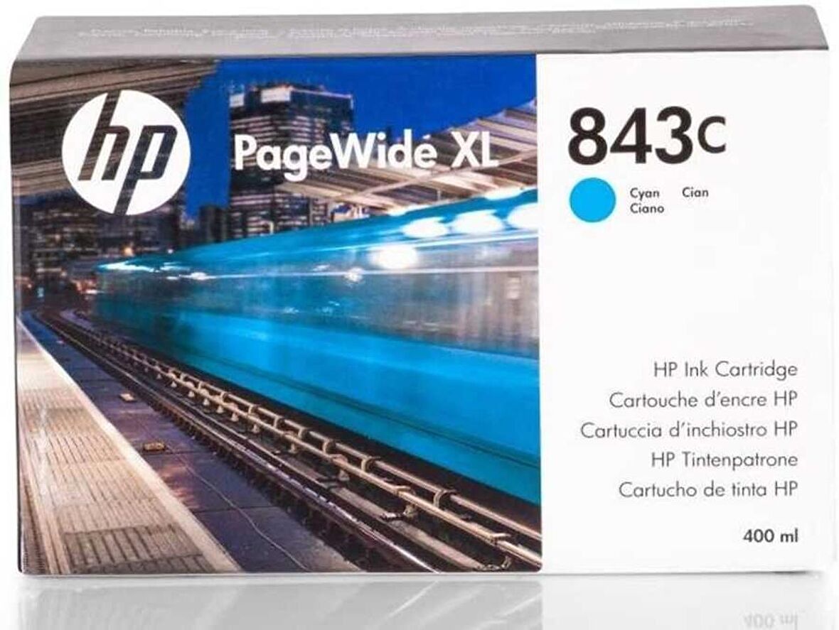 Tonersepeti HP 843C C1Q66A Mavi Orjinal Kartuş PageWide XL 4000 Serisi