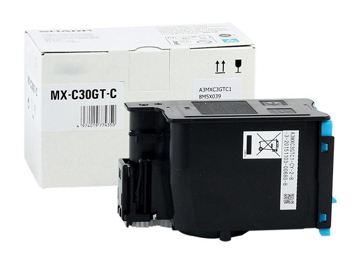 Tonersepeti Sharp MX-C30GTCA Muadil Mavi Toner