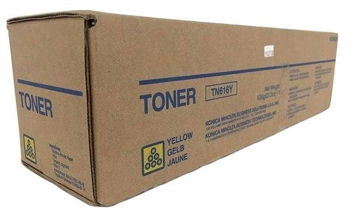 Tonersepeti Konica Minolta TN-616 Sarı Muadil Fotokopi Toner