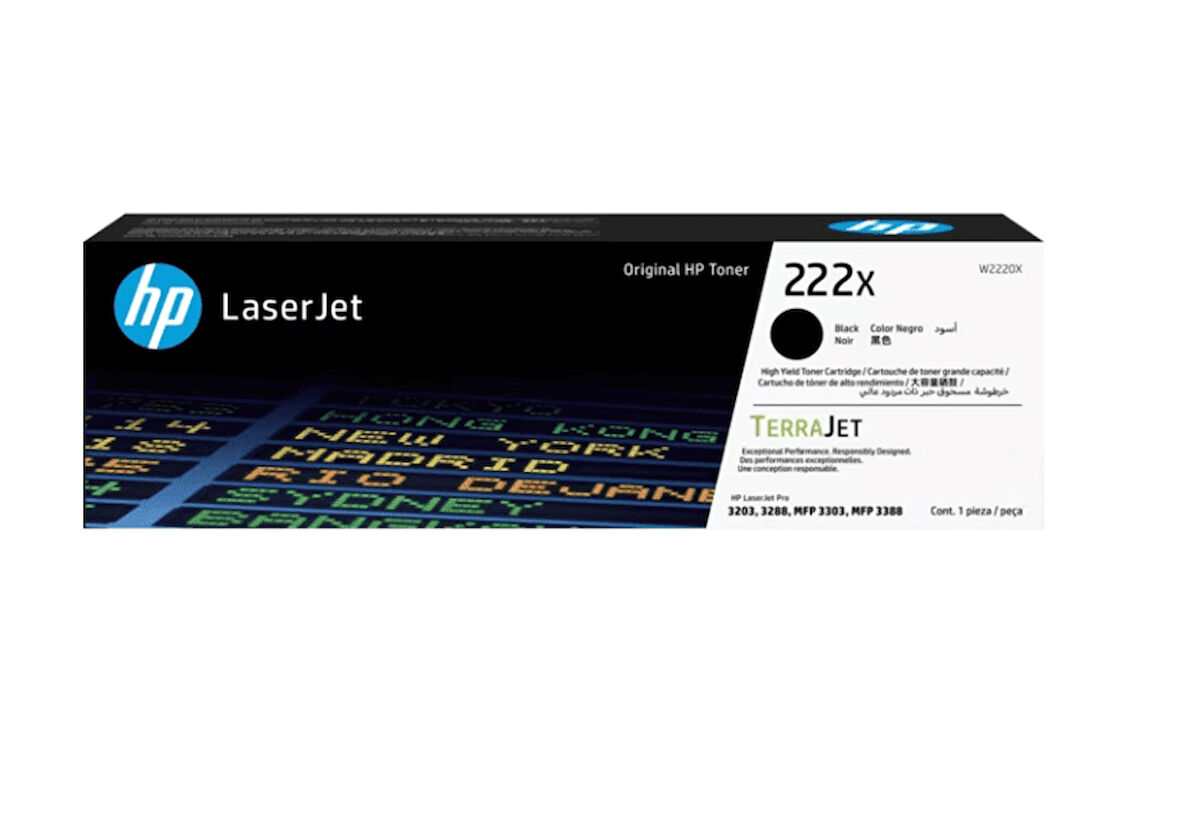 HP 222A-W2220A Siyah Orjinal Toner