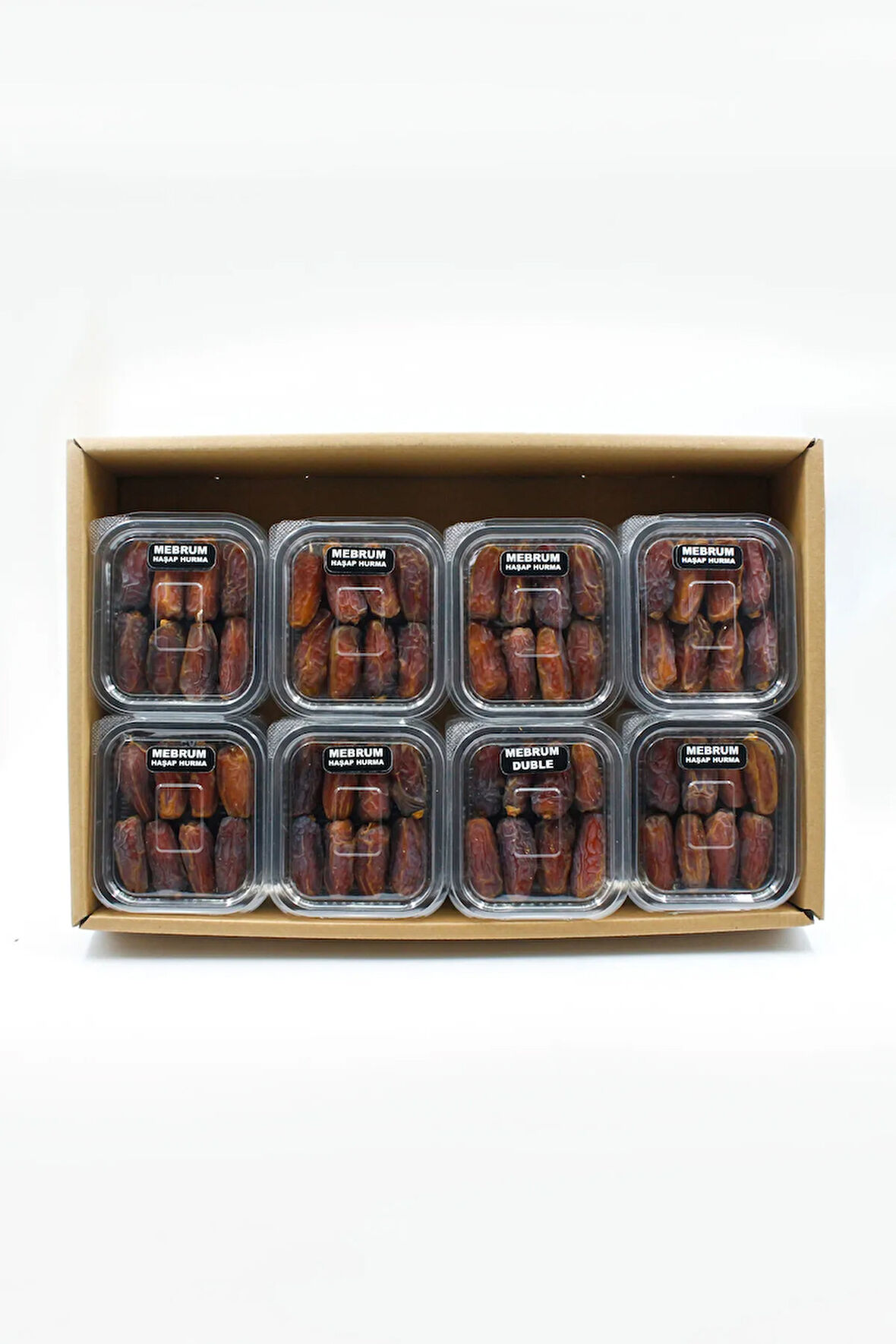 MEDİNE MEBRUM HAŞAP HURMA 24 LÜ PAKET - 100 GR 1. KALİTE TADIMLIK HAC DÖNÜŞÜ HEDİYELİK HURMA