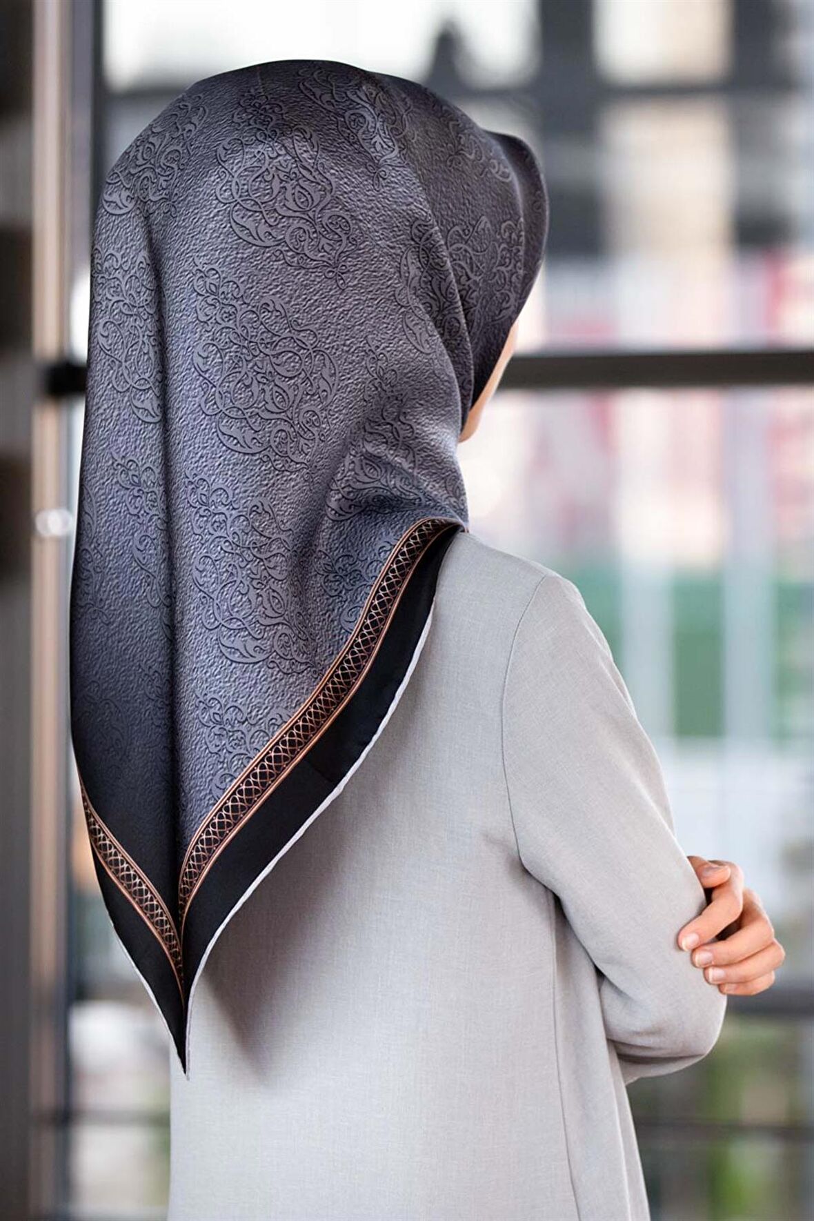 Vissona Tivil İpek Eşarp 10655-0027