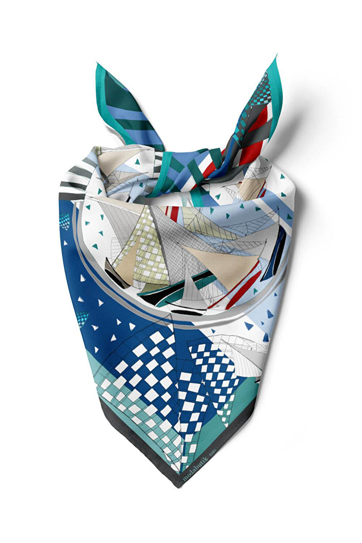 C70  KADIN DESENLİ BANDANA