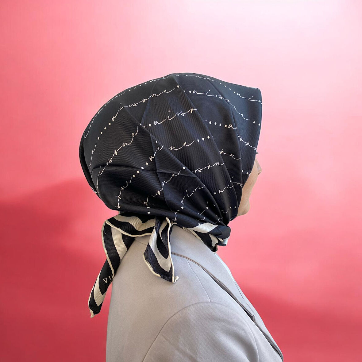 Vissona Exclusive Tivil 60442-0001-0003 Siyah Beyaz Karışık Desen