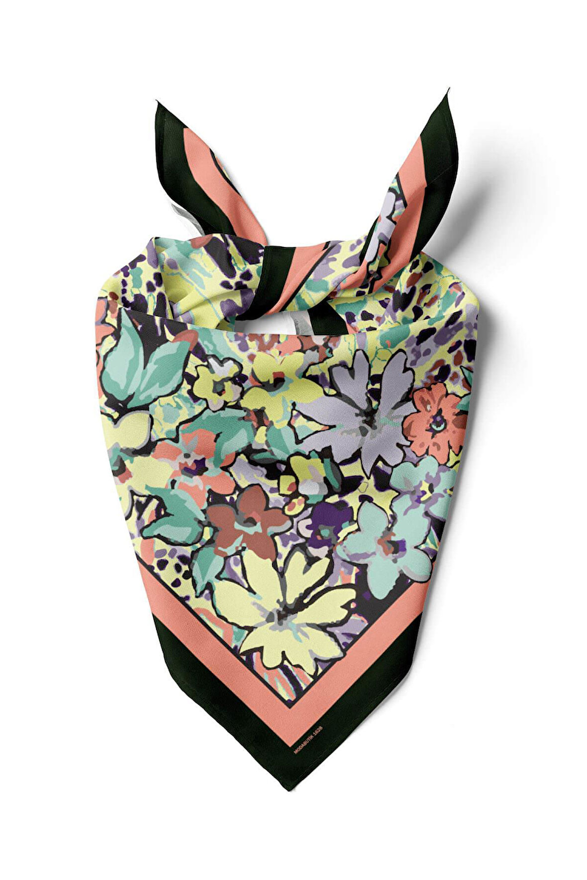 B101 ÇİÇEK DESENLİ BANDANA