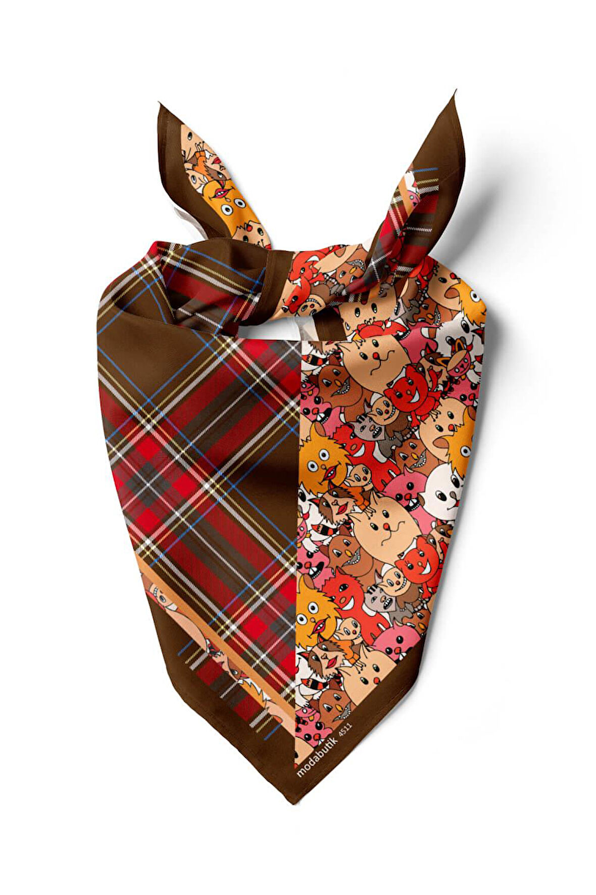 D2 Özel Üretim Desenli Köpek Bandanası