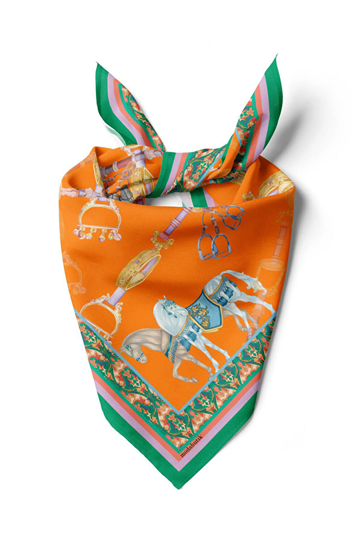 MODERN HORSE  SOYUT TASARIMLI BANDANA DG12108