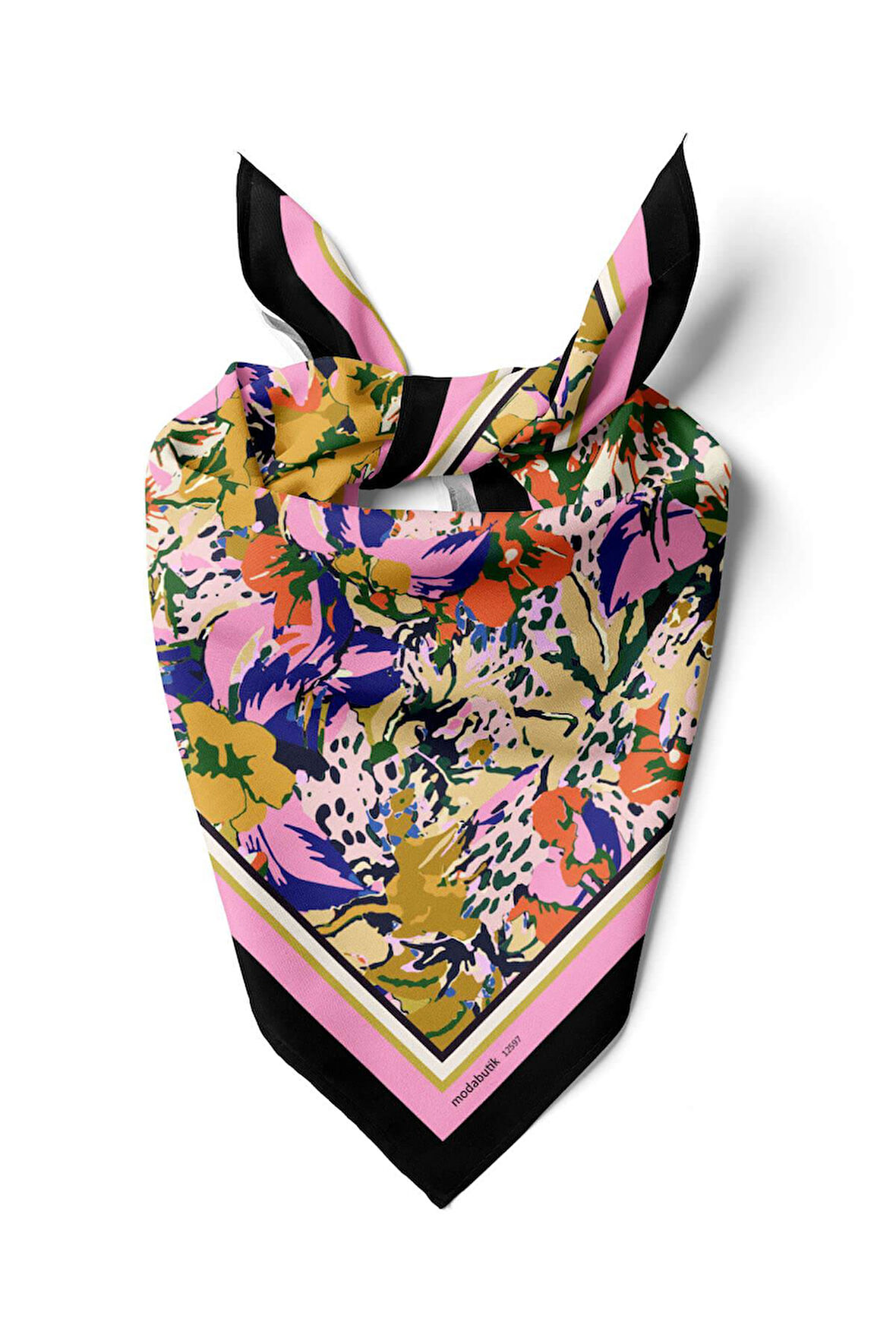 B117 COLORFUL FLOWERS BANDANA