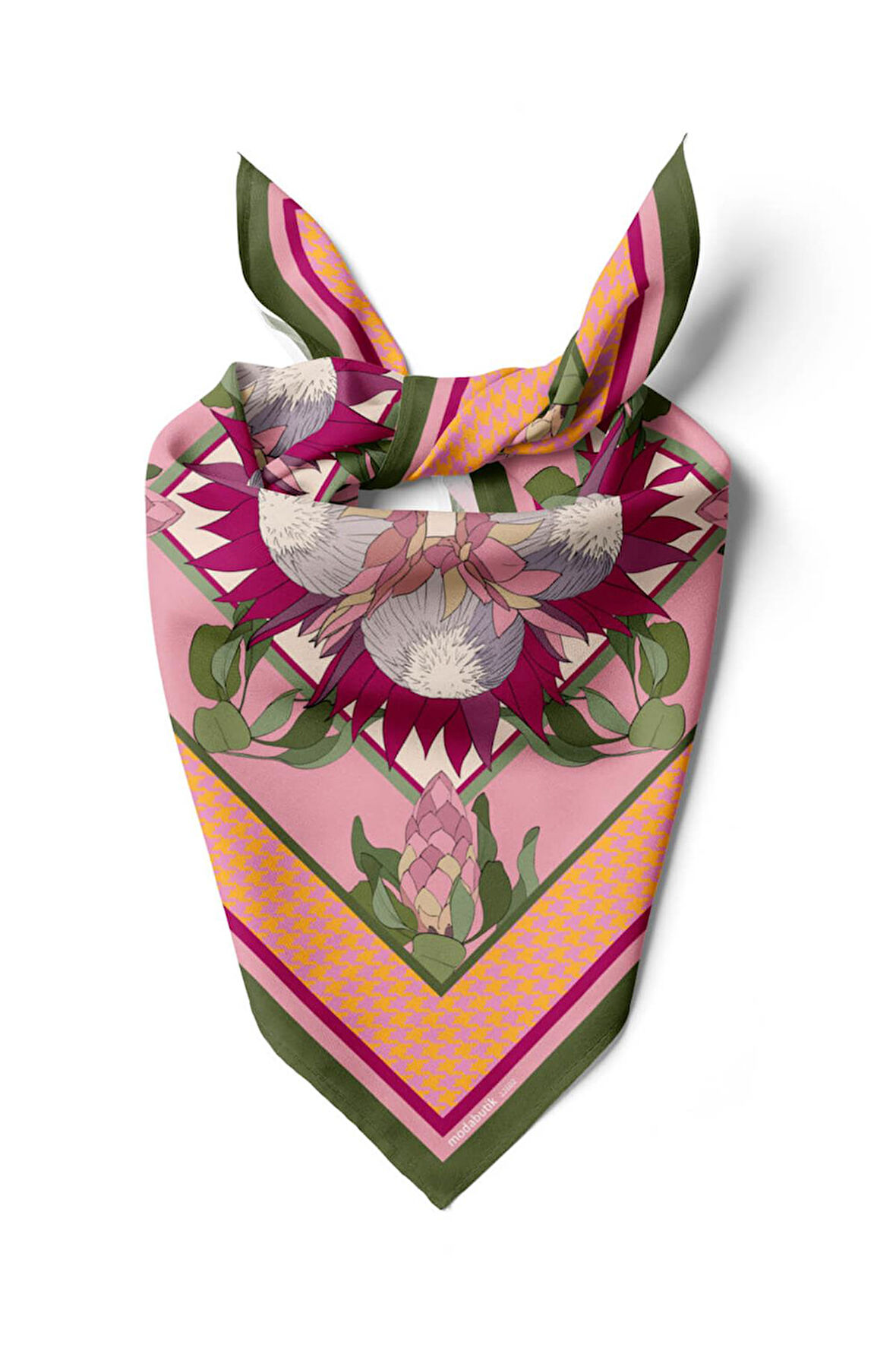 E116 TRIBAL ETNIC TASARIMLI BANDANA