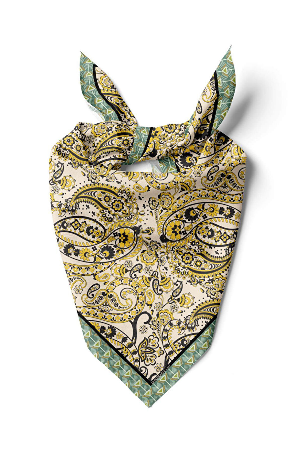 B119 ŞAL TASARIM ETNIC BANDANA