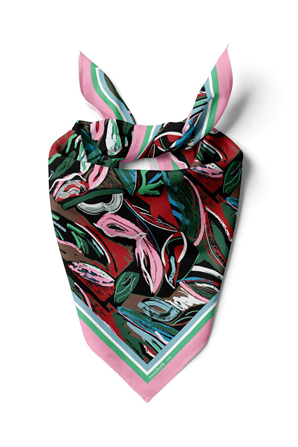 B113 COLOUFUL ORIANTAL BANDANA