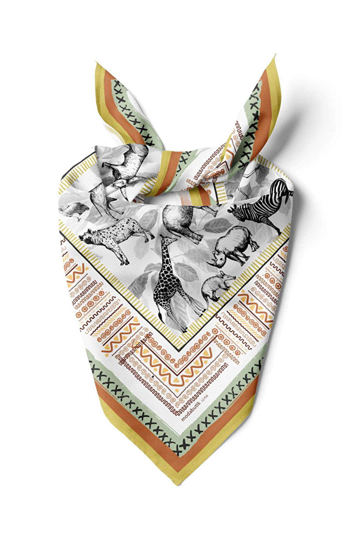 F61 AFRICAN ETNIC TASARIM BANDANA