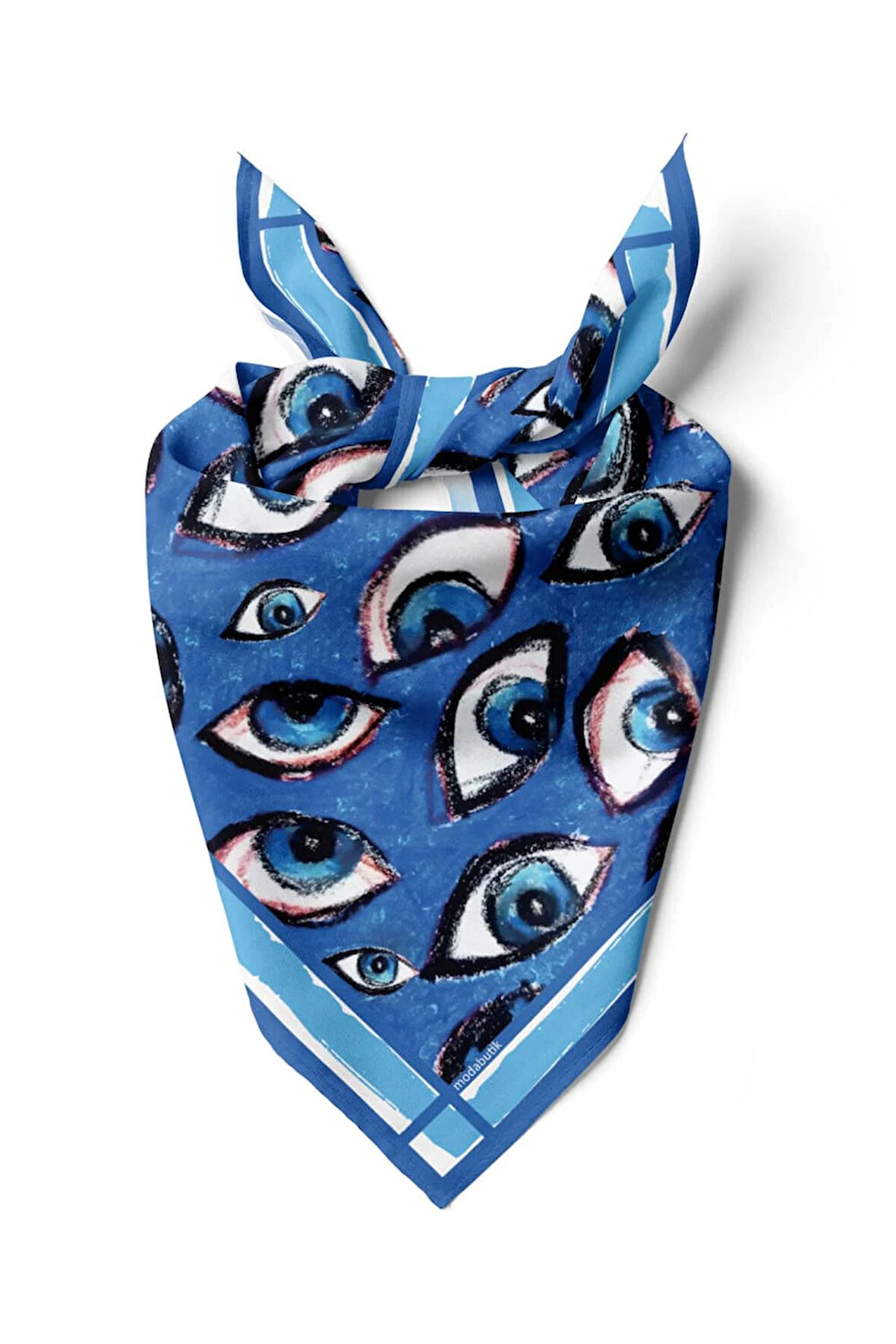 A13 OUL PASTEL BLUE TASARIM BANDANA