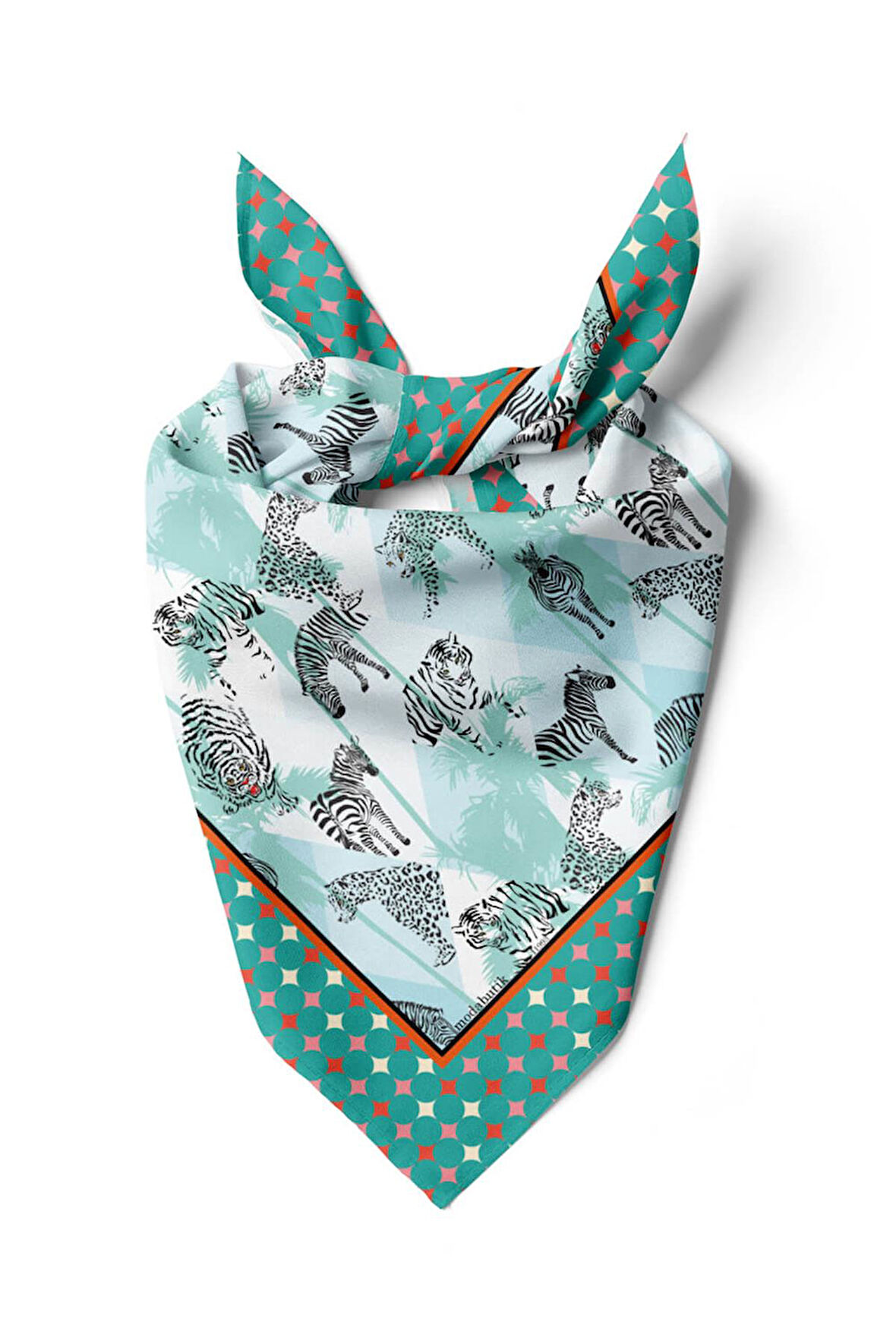 F77 ZEBRA TASARIMLI BANDANA