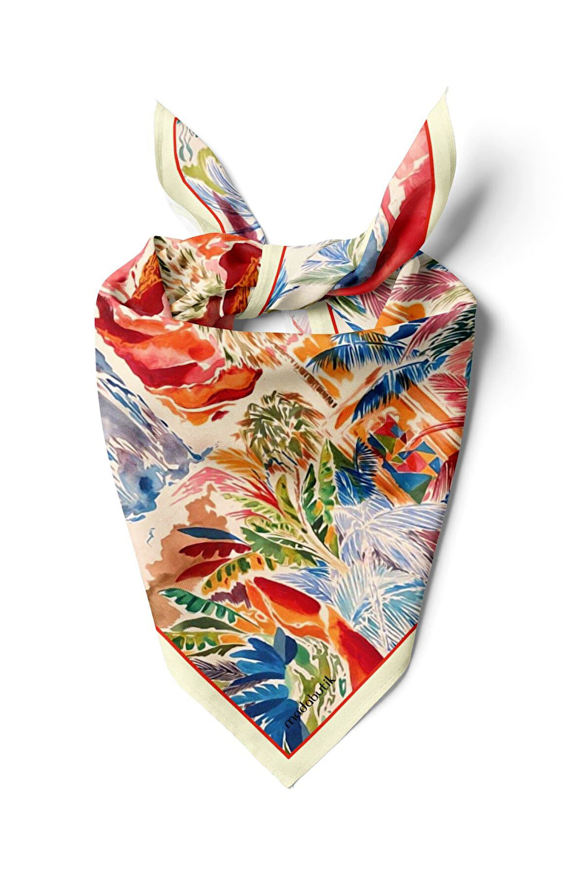 F42 Modabutik Karışık Desenli Bandana