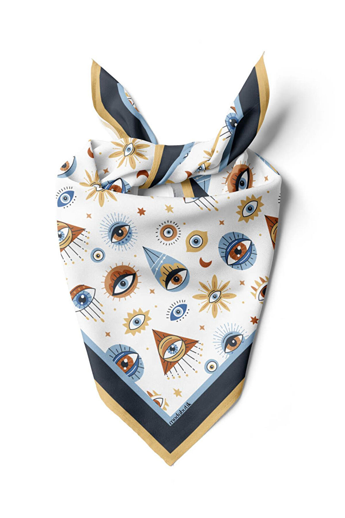 Z67 Modabutik Göz Desenli Bandana