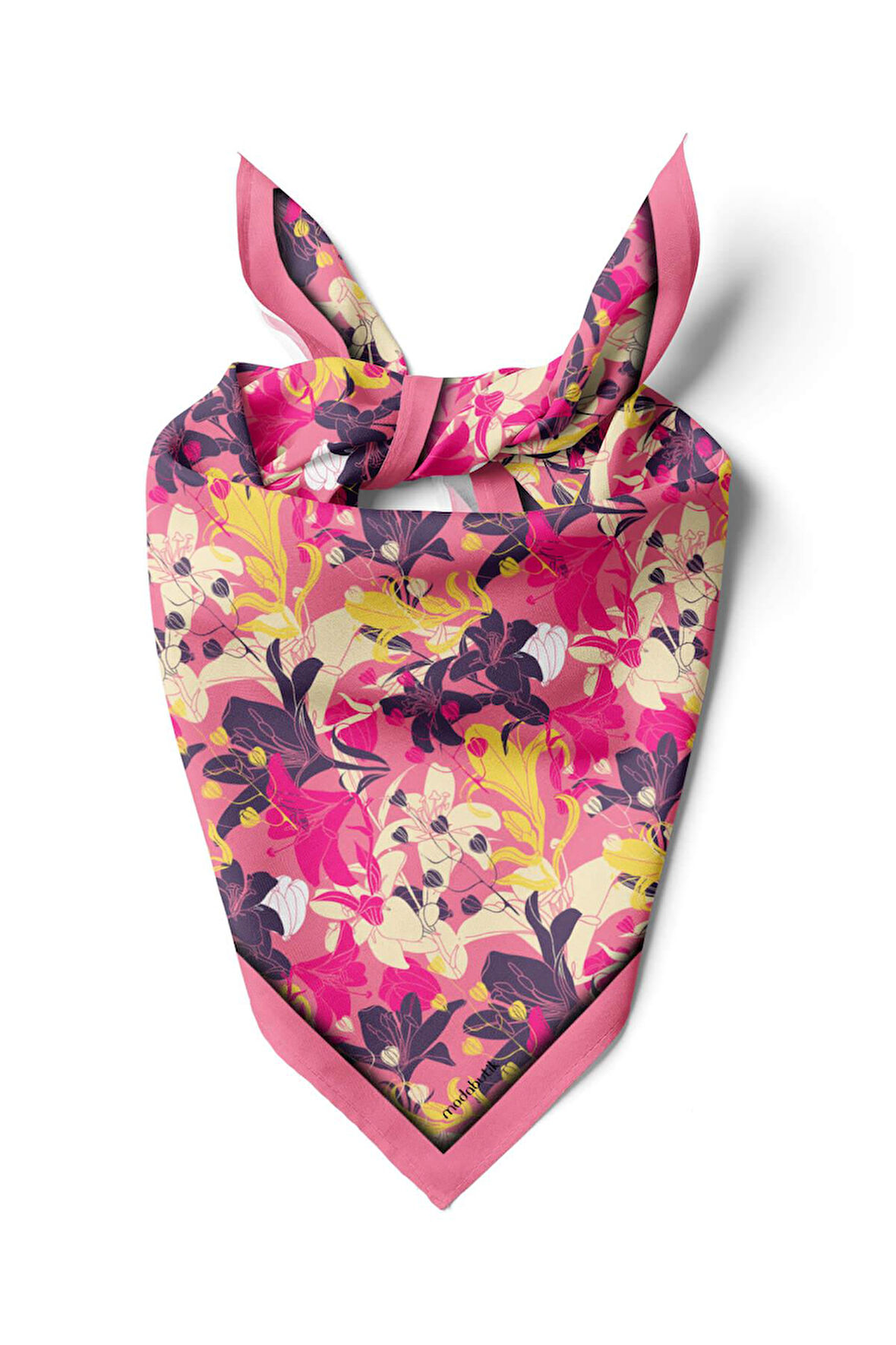 E13 Modabutik Çiçek Desenli Bandana