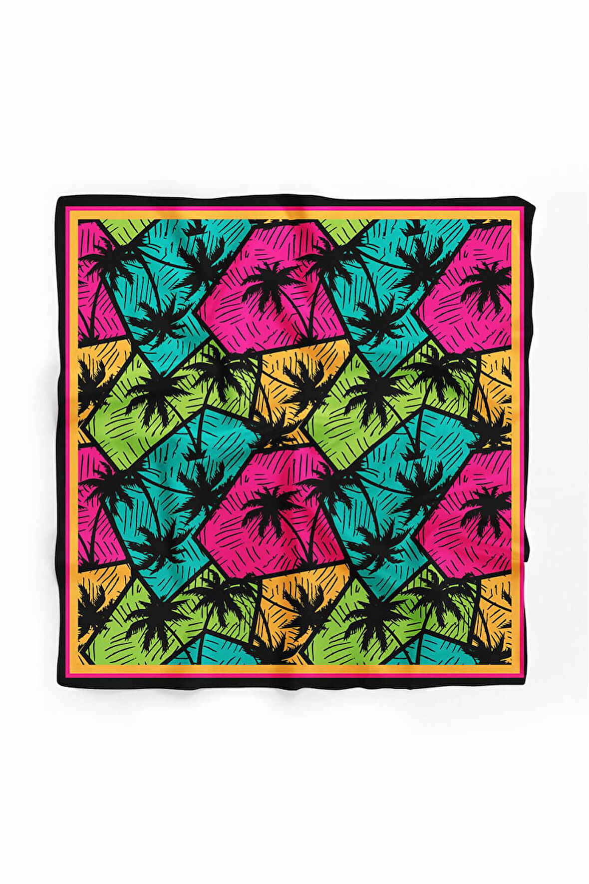 A90 Modabutik Peace Love Desenli Bandana