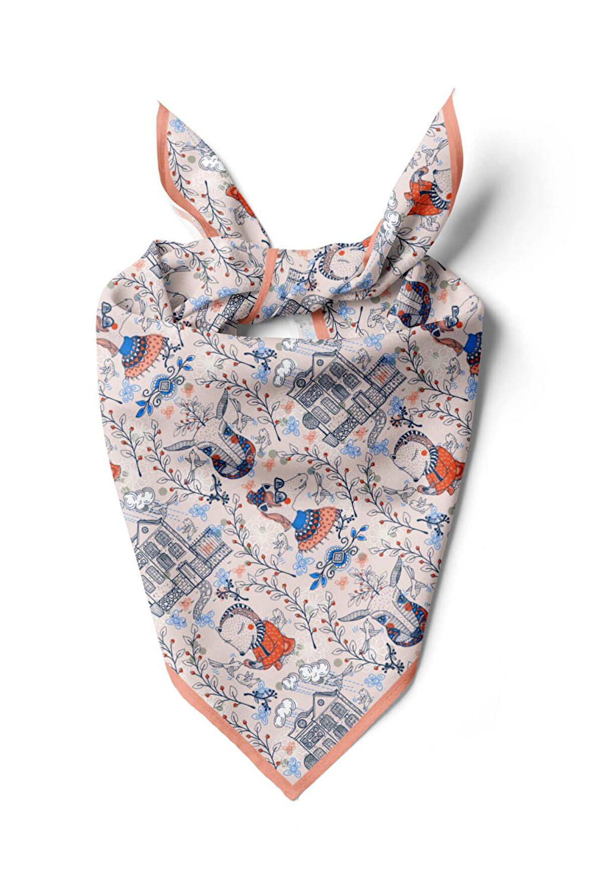 A32 Modabutik Geyik Desenli Bandana